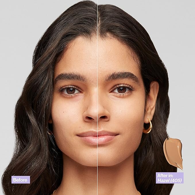 Revlon Illuminance Skin-Caring Liquid Foundation, Hyaluronic Acid, Hydrating and Nourishing Formula with Medium Coverage, 301 Cool Beige (Pack of 1)-VivaGrace Women