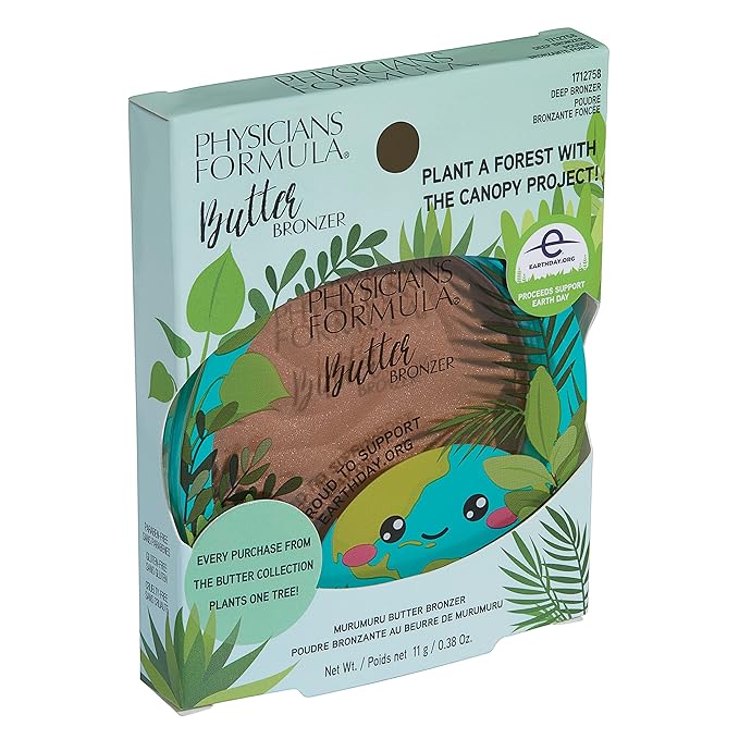 Physicians Formula Earth Day Butter Bronzer Deep Bronzer, Clean Beauty, Dermatologist Tested, Vegan, Cruelty-Free-VivaGrace Women
