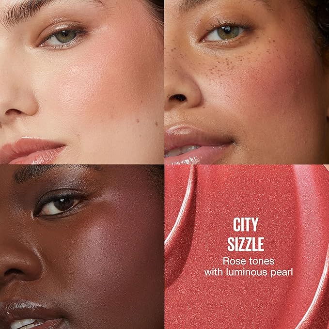 Maybelline Sunkisser Multi-Use Liquid Blush and Bronzer, Blendable, Longwear, Glowy Make Up, City Sizzle, 1 Count-VivaGrace Women