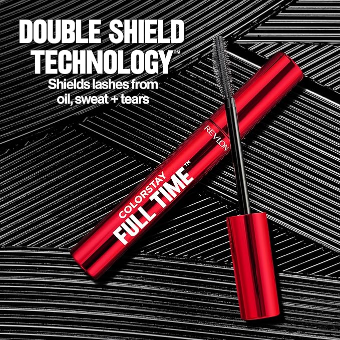 Revlon ColorStay Full Time Mascara, Volumizing Eye Makeup, 24 Hour Wear, Clump-Proof, Smudge-Proof, Flake-Proof, 401 Blackest Black