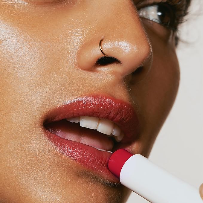 Melixir Vegan Lip Butter #03 Red Velvet (+11 more colors), Deep Nourishing Tinted Lip Balm for Dry Lips, Bee-Free, Petrolatum-Free, Plant-Based, Hydrating for Cracked & Chapped Lips, Travel Essentials-VivaGrace Women