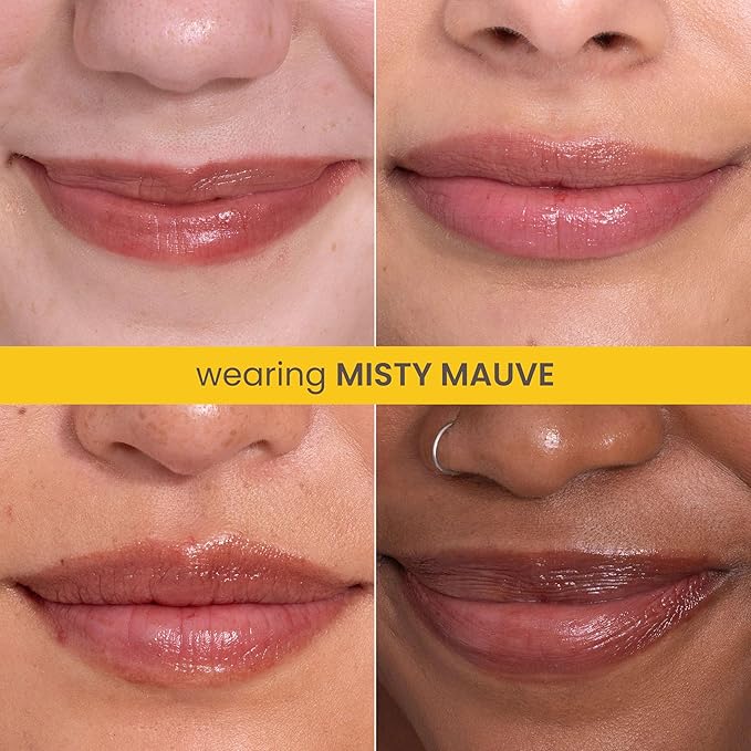 Burt’s Bees Back To School Gift Ideas, Tinted Boosted Balm, Misty Mauve, Hydrating Tinted Lip Balm with Vitamin C, E, and F Core, 24 Hour Lip Moisturizer, 100% Natural Origin, 1 Count, 0.16oz-VivaGrace Women