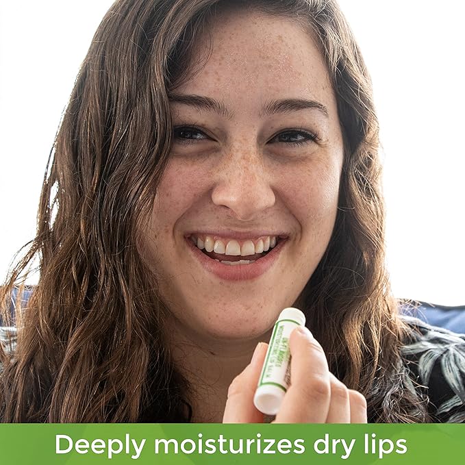 Unscented Lip Balm - 100% Natural Fragrance Free Moisturizing Lip Care for All Day Hydration - Original Beeswax, Shea Butter, Jojoba Oil, Vitamin E Infused - Pack of 4-VivaGrace Women