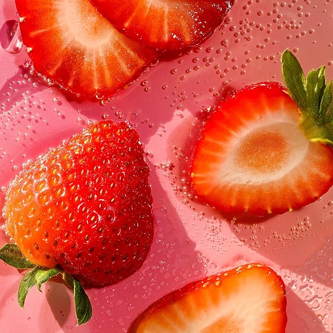 eos 100% Natural & Organic Lip Balm- Strawberry Sorbet, Dermatologist Recommended for Sensitive Skin, All-Day Moisture, 0.14 oz, 2 Pack-VivaGrace Women