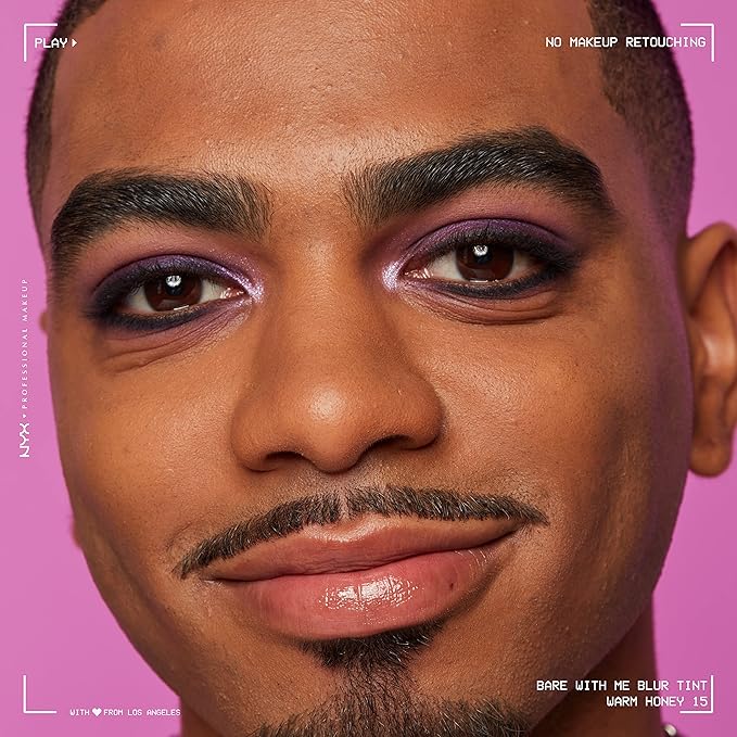 NYX PROFESSIONAL MAKEUP Bare With Me Blur Skin Tint Foundation Make Up with Matcha, Glycerin & Niacinamide - Warm Honey-VivaGrace Women