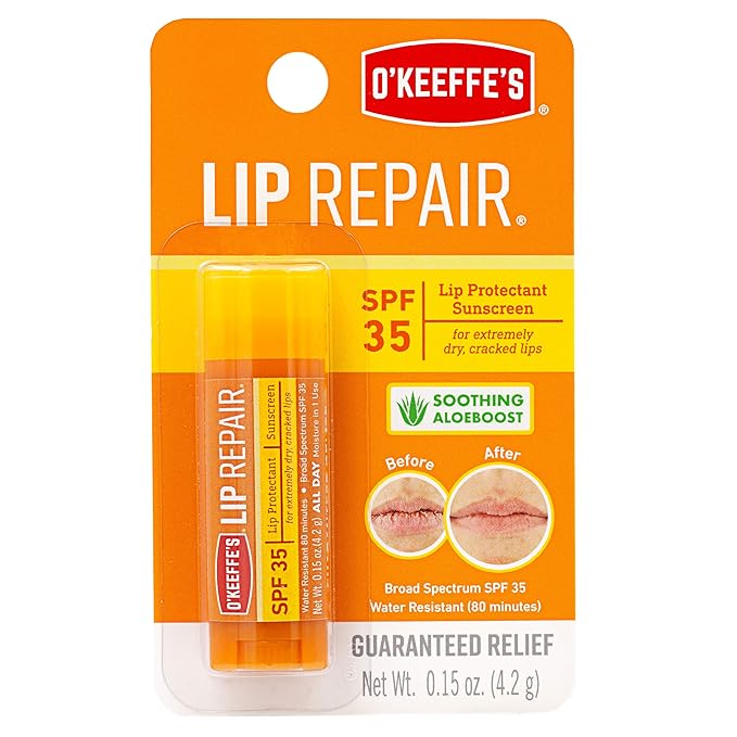 O'Keeffe's Lip Repair SPF 35 Lip Balm, (Pack of 2)-VivaGrace Women