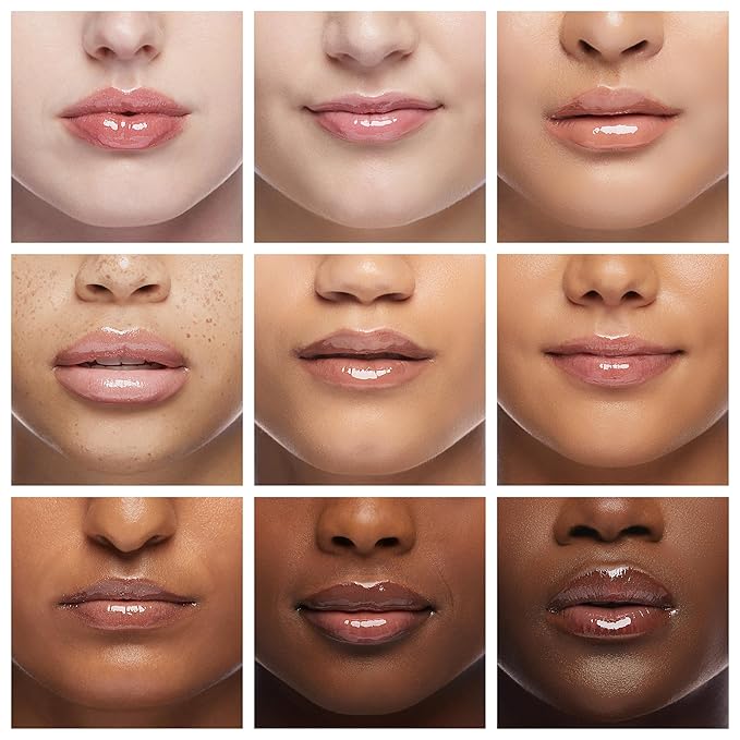 Hydrating Lip Glow Oil, Moisturizing Lip Glow Oil, Nourishing Glossy Transparent Lip Oil, Plumping Lip Oil, Lip Balm, Non-sticky Tinted Toot Lip Balm for Lip Care (CORAL) 0.2 OZ-VivaGrace Women