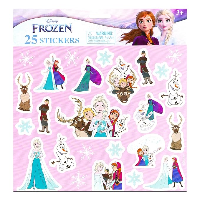 Frozen Lip Balm Set - Bundle with 8 Disney Lip Balm Tubes, Stickers and More | Anna and Elsa Lip Balm Kit-VivaGrace Women