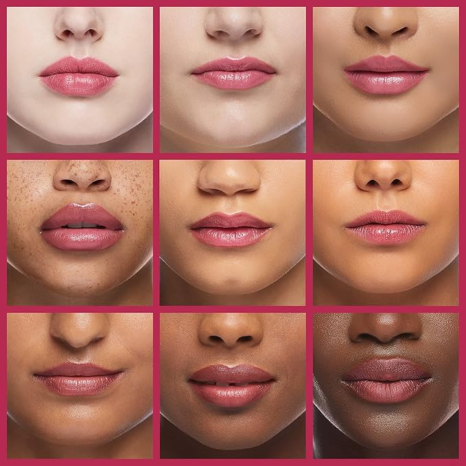 Vaseline, Rosy Lips, Lip Therapy.25 OZ, (Pack of 3), Violet, 75.0Ounce-VivaGrace Women