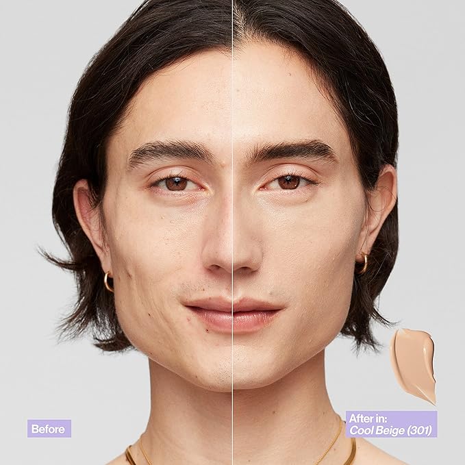 REVLON Illuminance Skin-Caring Liquid Foundation, Hyaluronic Acid, Hydrating and Nourishing Formula with Medium Coverage, 305 Medium Sand (Pack of 1)-VivaGrace Women