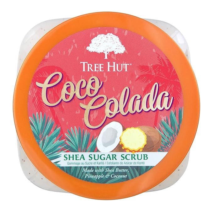Tree Hut Shea Sugar Scrub Coco Colada, 18 oz, Ultra Hydrating and Exfoliating Scrub for Nourishing Essential Body Care-VivaGrace Women