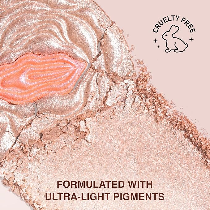 Highlighter Makeup Powder Divine V - Highlighter Powder for Radiant Glow - Face Highlighter for All Skin Tones - Easy-to-Apply Powder Highlighter, 0.53 Oz-VivaGrace Women