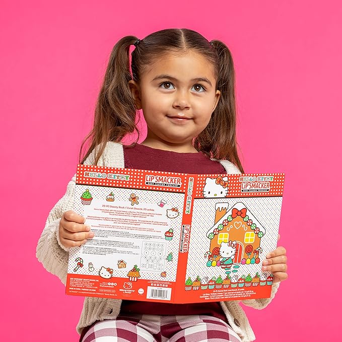 Lip Smacker Hello Kitty Holiday Beauty Book Makeup Set For Girls-VivaGrace Women