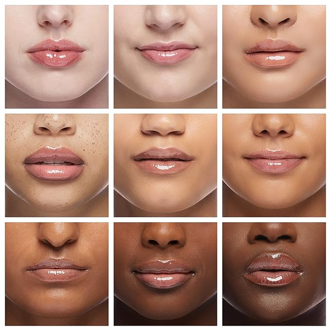 3 Set Lip Oil Hydrating Tinted Lip Balm, Plump Lip Gloss Lip Care Transparent Toot Lip Oil Tinted, Glass Lip Glow Oil Fresh Texture & Non-sticky, Nourishing Repairing Lightening Lip Lines Lip Care Products-VivaGrace Women