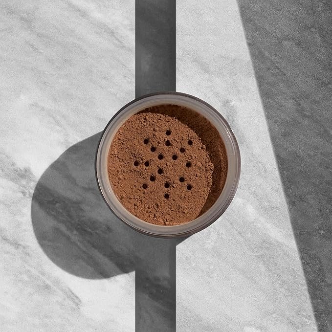 COVER FX Perfect Setting Powder - Shade Deep - Loose Makeup Finishing Powder - Mattify Skin and Lock in Makeup - Blurs Fine Lines - Full Size-VivaGrace Women