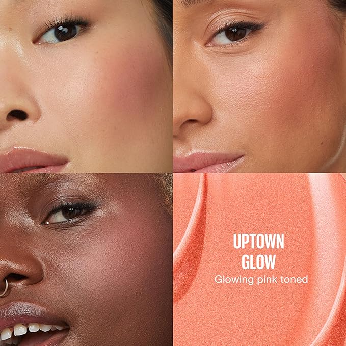 Maybelline Sunkisser Multi-Use Liquid Blush and Bronzer, Blendable, Longwear, Glowy Make Up, Uptown Glow, 1 Count-VivaGrace Women