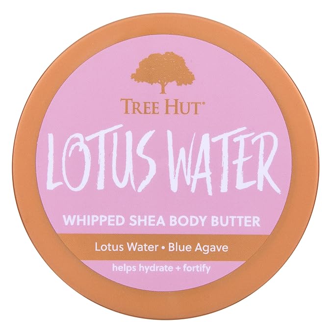 Tree Hut Lotus Water Whipped Shea Body Butter | Long-lasting Hydration Leaves Skin Feeling Soft & Moisturized | Lightweight | Nourishing Essential Body Care | 8.4 fl oz.-VivaGrace Women