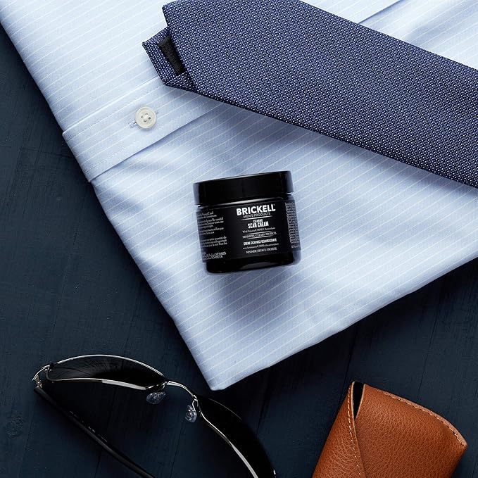 Brickell Men's Clearing Scar Cream for Men, Natural and Organic Scar Clearing Cream to Reduce the Appearance of Scars and Even Skin Pigmentation, 2 Ounces, Scented-VivaGrace Women