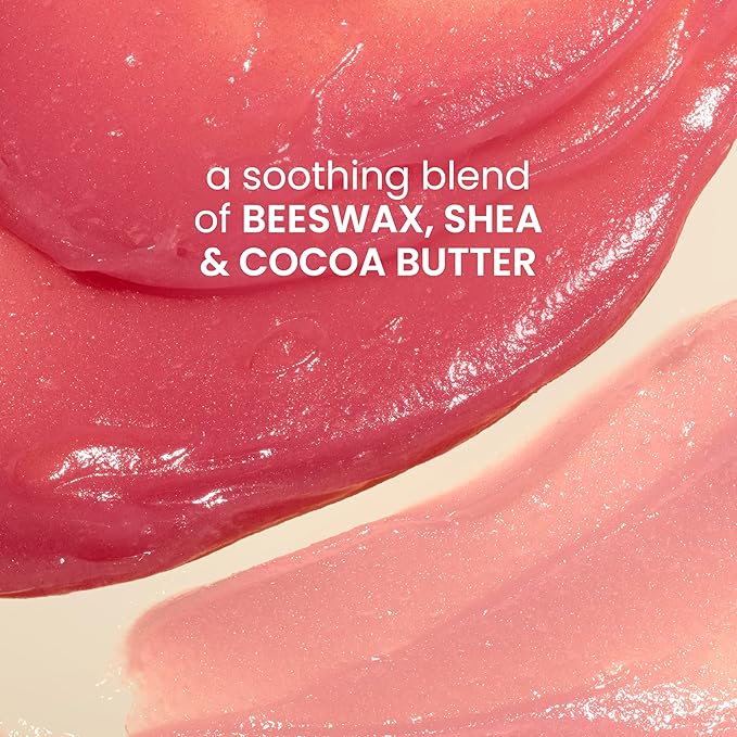 Burt's Bees Rescue Lip Relief, Watermelon & Berry Medley, Hydrating Lip Balm for Dry Cracked Lips, with Responsbily Sourced Beeswax and Shea Butter, 100% Natural Origin, 2 Pack, 0.35oz-VivaGrace Women