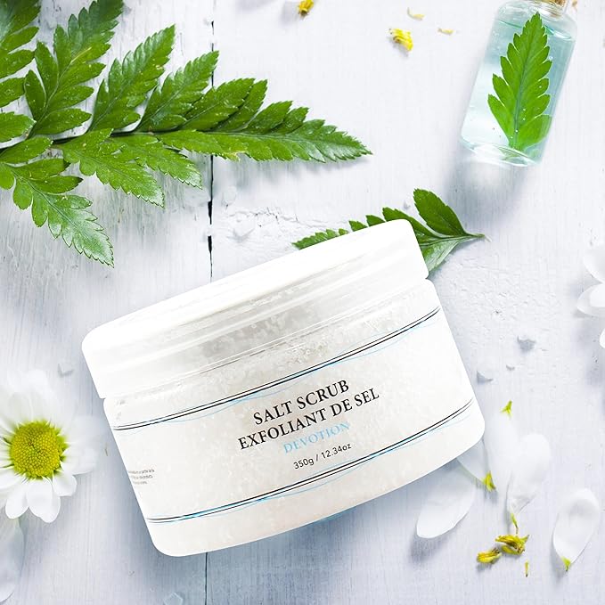 Vivo Per Lei Dead Sea Salt Scrub - Body Exfoliating Scrub with Dead Sea Minerals - For Hands, Feet & Body - Pack of 2-VivaGrace Women