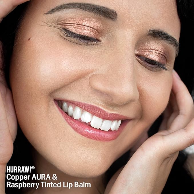 Hurraw! Raspberry Tinted, Black Cherry Tinted, Hazelnut Tinted Lip Balms, 3 Pack Bundle: Organic, Certified Vegan, Cruelty & Gluten Free. Non-GMO, 100% Natural. Bee, Shea, Soy & Palm Free. Made in USA-VivaGrace Women