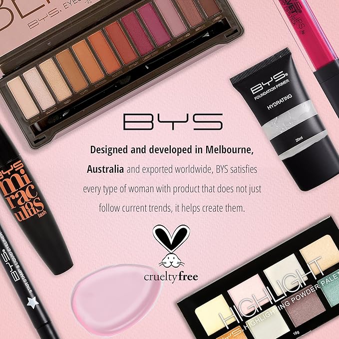 BYS Glitter Gel Makeup Palette 8 shades - Fairy Dust, Suitable for all area of the face