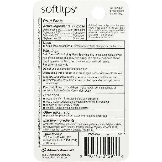 Softlips Hydration and Protection With Spf 20, Vanilla-VivaGrace Women