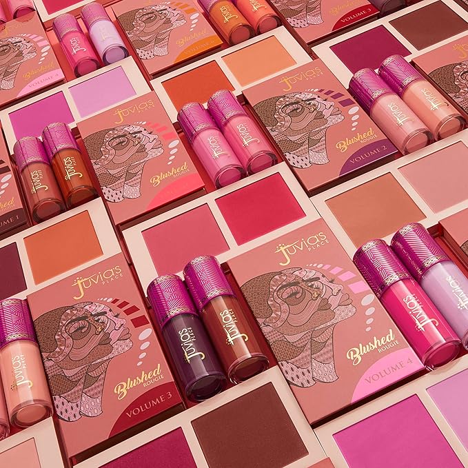 Juvia's Place Blushed Liquid Blush PinkLady - Dewy Tint Cheeks Makeup Glow Pigment Effortless Beauty Long Lasting Cosmetics Soft Creamy Natural Buildable All Skin Color Light Flawless Finish Blend-VivaGrace Women