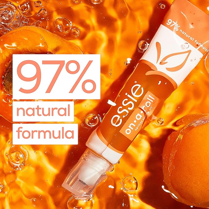 essie Apricot Nail and Cuticle Oil Set, Vegan, Softened and Nourished cuticles, For Home and Travel 0.46 fl oz each-VivaGrace Women