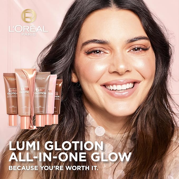 L'Oreal Paris Revitalift 1.5% Pure Hyaluronic Acid Face Serum 1.0 oz + True Match Lumi Glotion Natural Glow Enhancer Lotion, Medium 1.35 fl. oz, 1 kit-VivaGrace Women