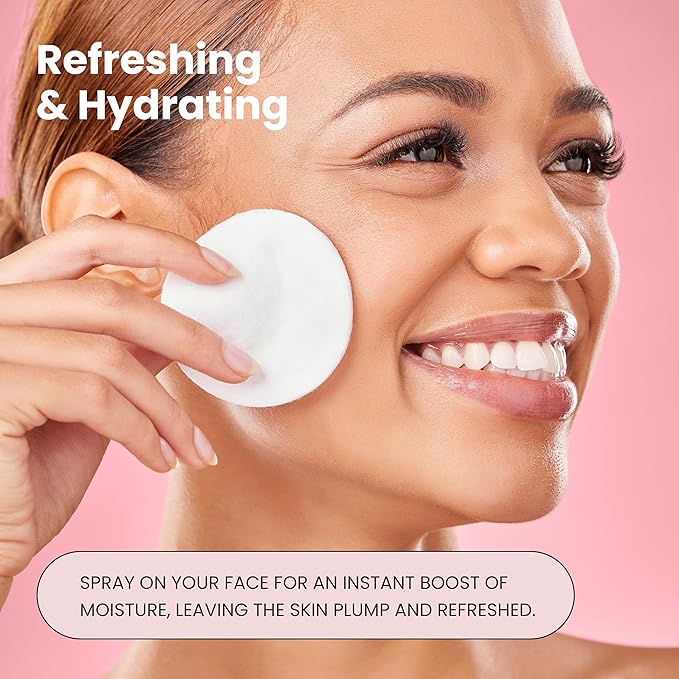 Rose Water Spray for Face with Matrixyl 3000 - Organic Rosewater Face Mist with Aloe Vera & Hyaluronic Acid - Hydrating, Reduces Fine Lines, Boosts Collagen Production, & Soothes Skin - 4 Fl Oz-VivaGrace Women