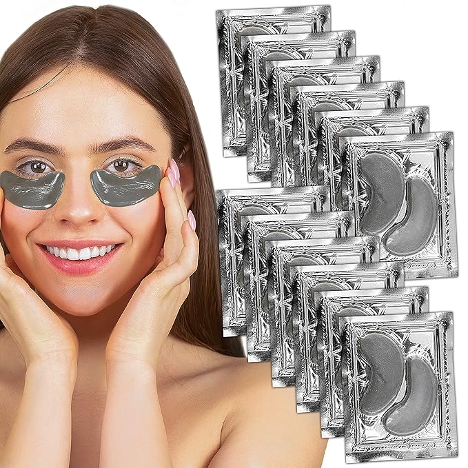 Under Eye Anti-Aging Eye Mask Collagen Patch Treatment for Minimizing Wrinkles, Puffy Eyes, Eye Bags, Dark Circles, Fine Lines Under the Eye, Looking Less Tired, Revitalizing, Moisturizing and-VivaGrace Women