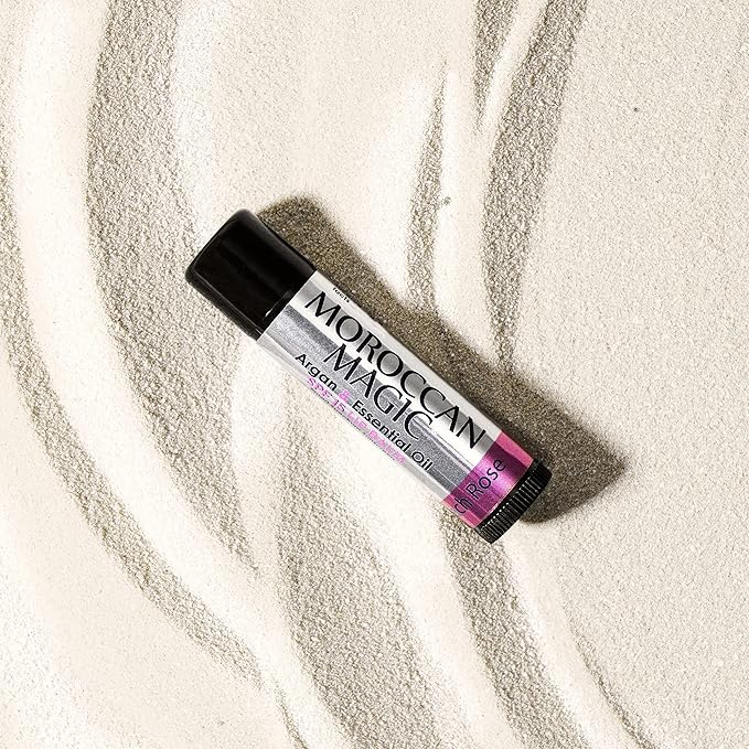 Moroccan Magic Beach Rose SPF 15 Lip Balm - Rose Vanilla | Argan Oil & Essential Oils | Family Owned | Cruelty Free | 2 Pack-VivaGrace Women