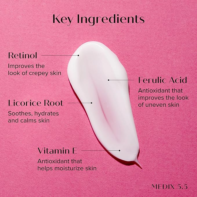 Medix 5.5 Retinol Body Lotion Firming Moisturizer | Crepey Skincare Treatment | Retinol Body Cream | Anti Aging Firming Cream For Women Targets Look Of Crepe Skin, Wrinkles, & Sagging Skin, 2-Pack-VivaGrace Women