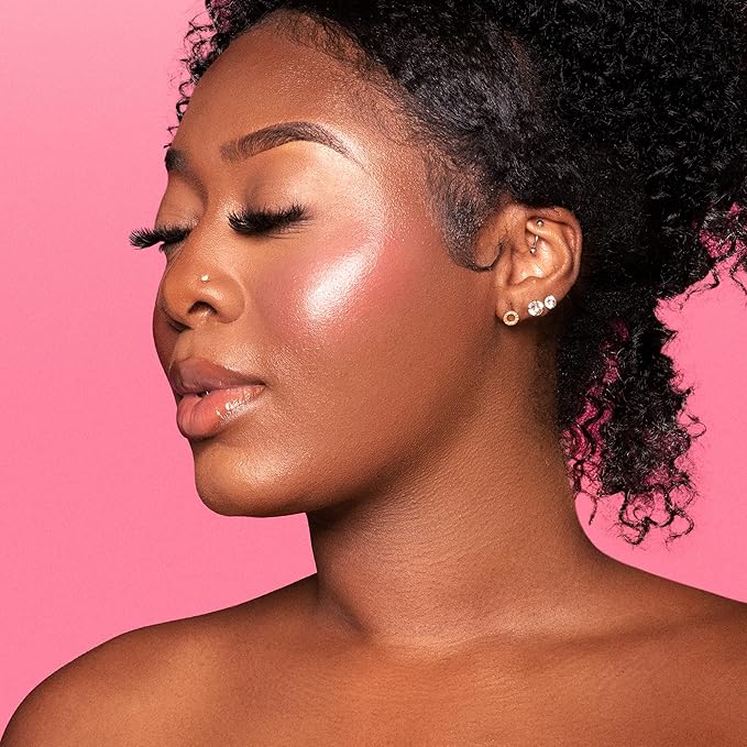 Juvia's Place Blushed Liquid BlushLighter Rosey Posey Glow - Liquid Blush for Cheeks with Luminous Glow, Long-Wearing, Buildable & Highly-Pigmented Makeup Blush, Easy to Blend Liquid Blush-VivaGrace Women