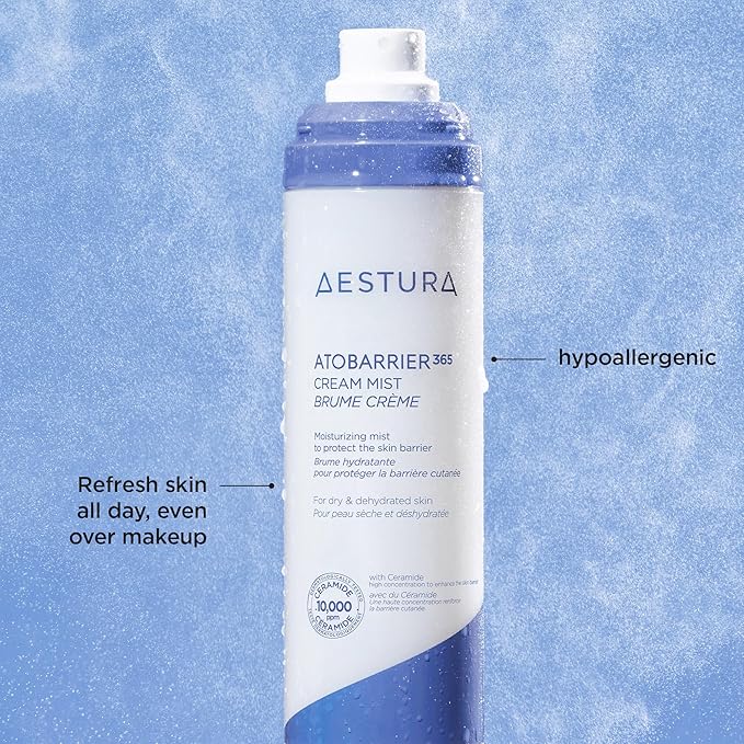 AESTURA ATOBARRIER365 Cream Mist with 10,000ppm Ceramides | Moisture Barrier Support, Ultra-Fine Moisturizing Mist, Suitable for Dry Skin, 120ML / 4.06 fl.oz.-VivaGrace Women
