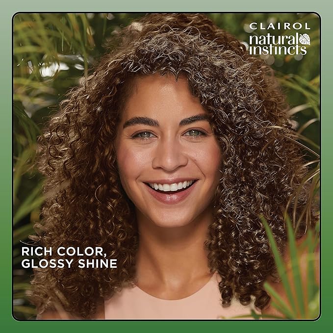 Clairol Natural Instincts Demi-Permanent Hair Dye, 6.5G Lightest Golden Brown Hair Color, Pack of 1-VivaGrace Women