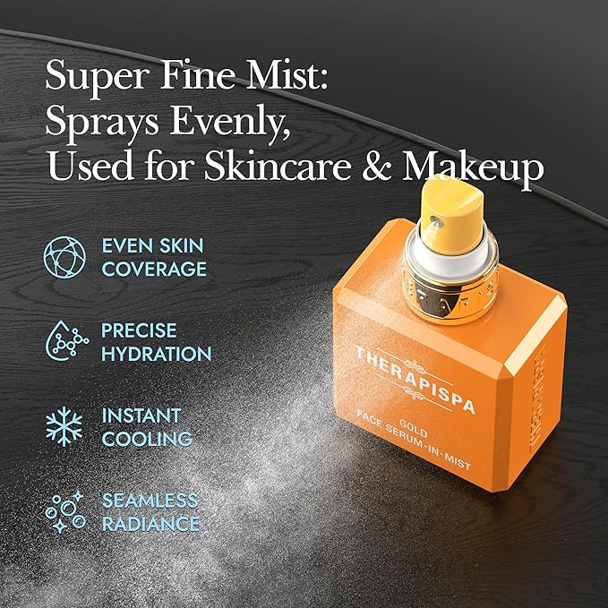 Face Serum-In-Mist – Unscented Hydrating Face Mist & Spray Serum with Niacinamide, Panthenol & Hyaluronic Acid for Sensitive Skin & Deep Moisture (2.0 fl oz)-VivaGrace Women