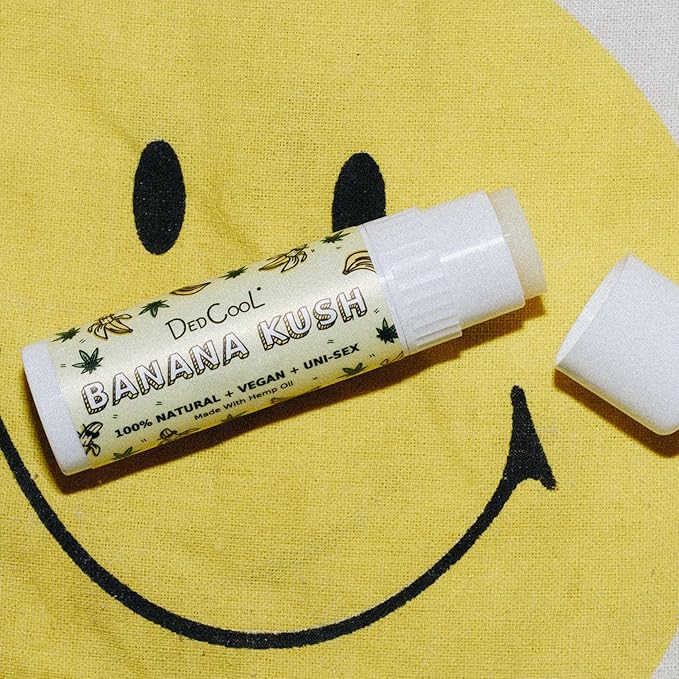 DedCool - Jumbo Vegan Lip Balm Stick | Clean, Non-Toxic Fragrance For All (Banana Kush, 2 Pack)-VivaGrace Women