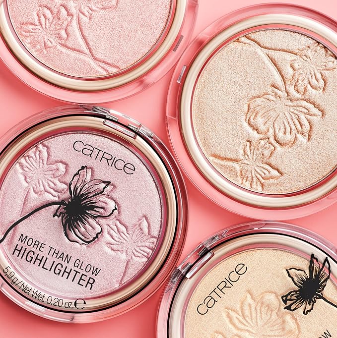 Catrice More Than Glow Powder Highlighter in Supreme Rose Beam with Silky Soft Texture for a Subtle Glow-VivaGrace Women