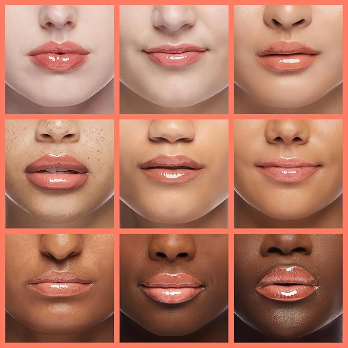 KEYBO Lip Plumper Dotom Lip Plus 16 Colors, 3 Steps Extreme Plumping Clear Lip Gloss by Essence Lip Care Oil & 16 Color Tints from Korean Makeup (33. GM-Grapefruit Tea)-VivaGrace Women