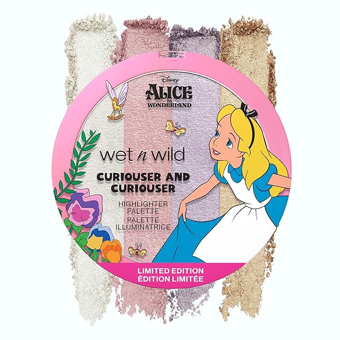 wet n wild Curiouser And Curiouser Highlighter Palette Alice In Wonderland Collection-VivaGrace Women