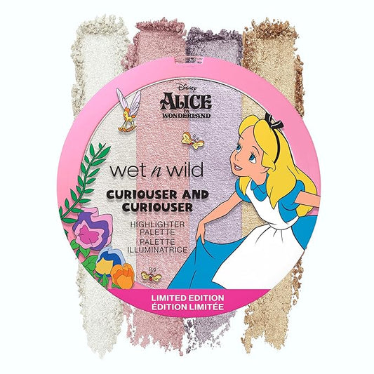 wet n wild Curiouser And Curiouser Highlighter Palette Alice In Wonderland Collection-VivaGrace Women