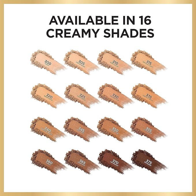 L’Oréal Paris Age Perfect Creamy Powder Foundation Compact, 365 Chestnut, 0.31 Ounce-VivaGrace Women