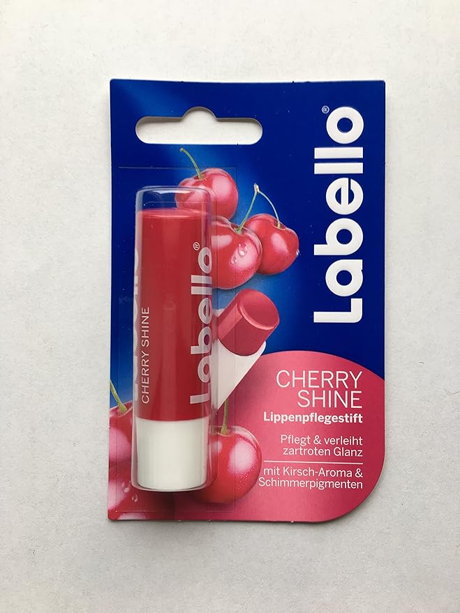 Labello Soft Rose, Labello Blackberry Shine, Labello Cherry Shine Lip Balm Bundle-VivaGrace Women