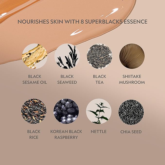 YENSA Super Silk Foundation - Full Coverage, Age-defying complex of Vitamin C, E, Ferulic, and Bakuchiol Oil (Deep 4) 1.0 fl oz-VivaGrace Women