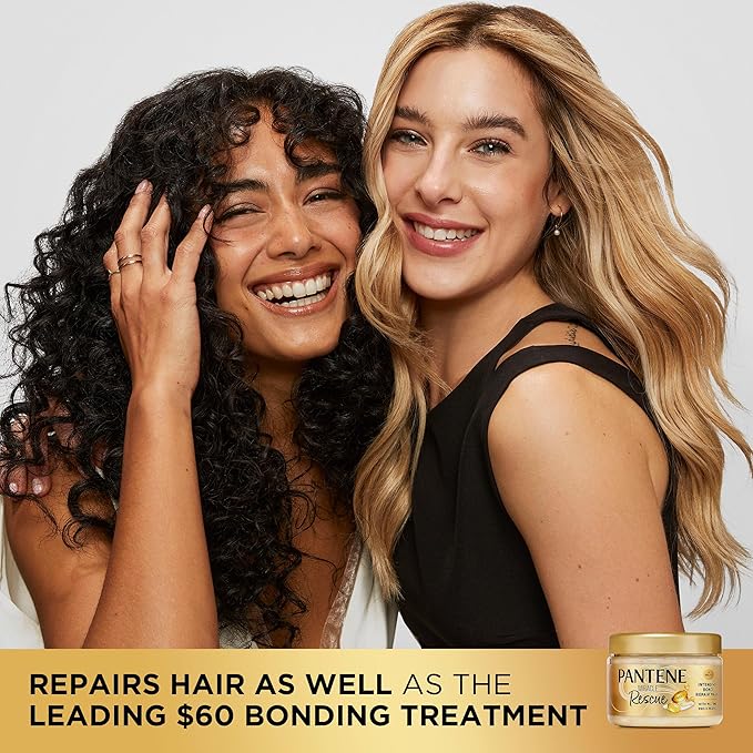 Pantene Miracle Rescue Hair Mask, Intensive Bond Repair with Melting Pro-V Pearls, Melts Away Damage, Builds Bonds, Strengthens Against Damage, Deep Conditioning for Dry Damaged Hair, 10.1 fl oz-VivaGrace Women