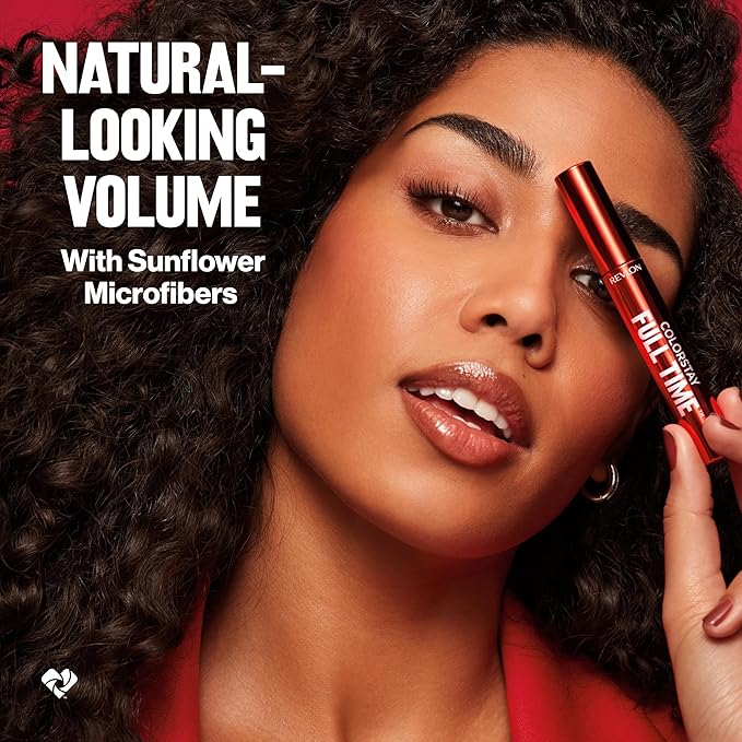 Revlon ColorStay Full Time Mascara, Volumizing Eye Makeup, 24 Hour Wear, Clump-Proof, Smudge-Proof, Flake-Proof, 401 Blackest Black