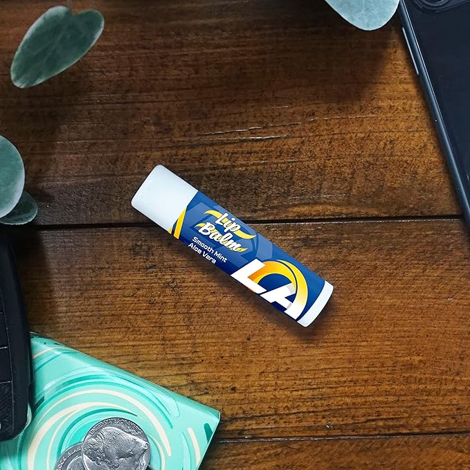 FANMATS 34693 Los Angeles Rams Smooth Mint SPF 15 Lip Balm-VivaGrace Women