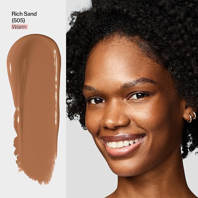 Revlon Illuminance Tinted Serum, Triple Hyaluronic Acid, Evens Out Skin Tone Over Time and Hydrates All Day, SPF 15, 505 Rich Sand, 0.94 fl oz.-VivaGrace Women